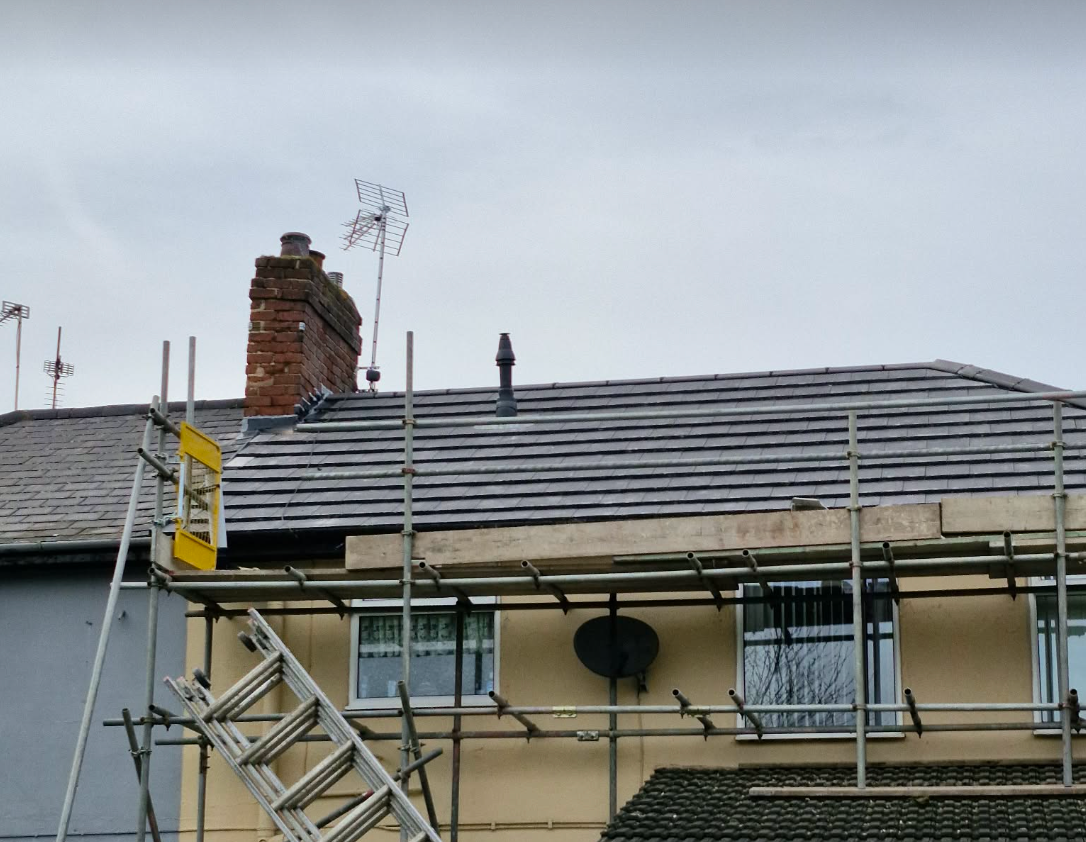 Roofing scaffold work in Barnsley by Maizey and Co Ltd