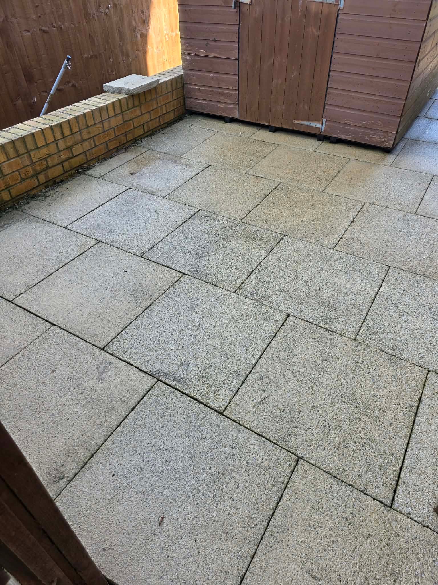 Pressure washed patio in Barnsley by Maizey and Co Ltd