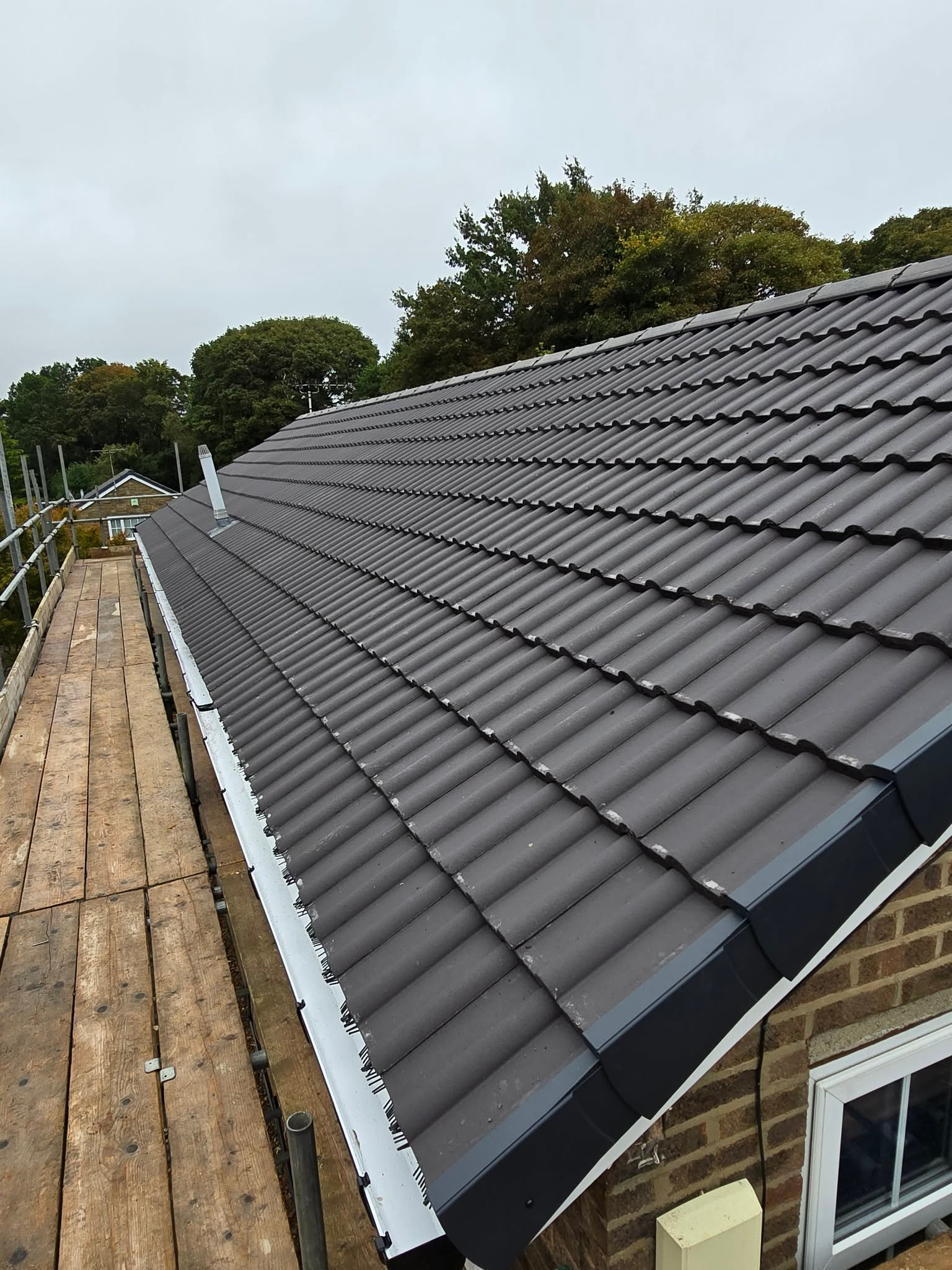 Completed new roof by Maizey & Co Ltd in Sheffield