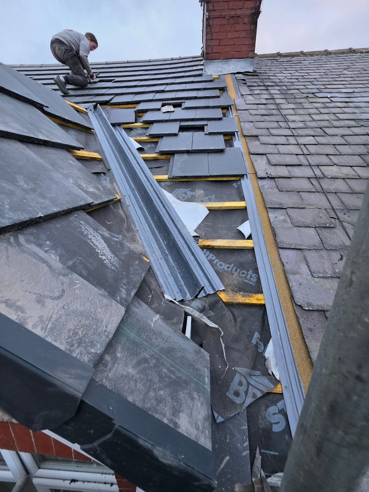 Roof battens and membrane installation in Wakefield