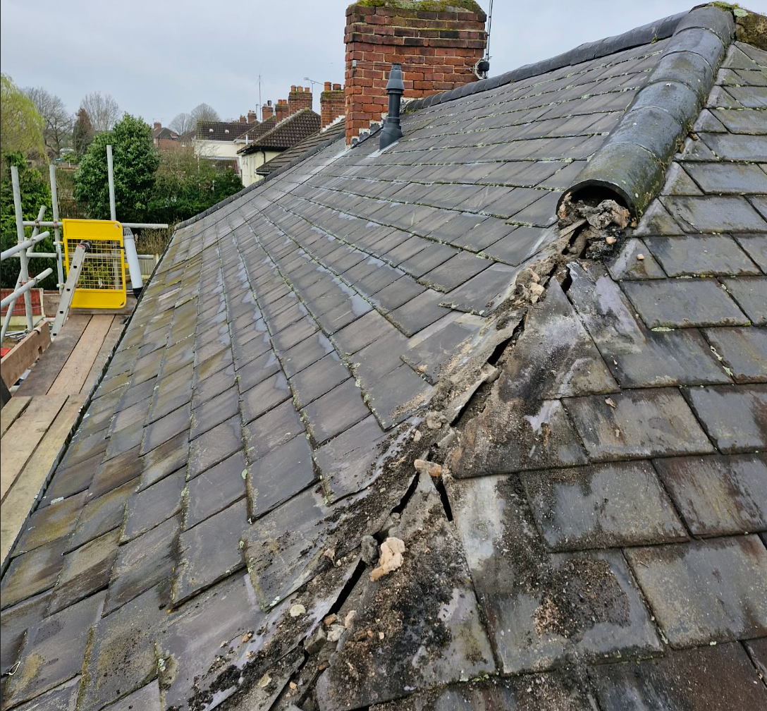 Worn roof needing repair in Doncaster by Maizey and Co Ltd