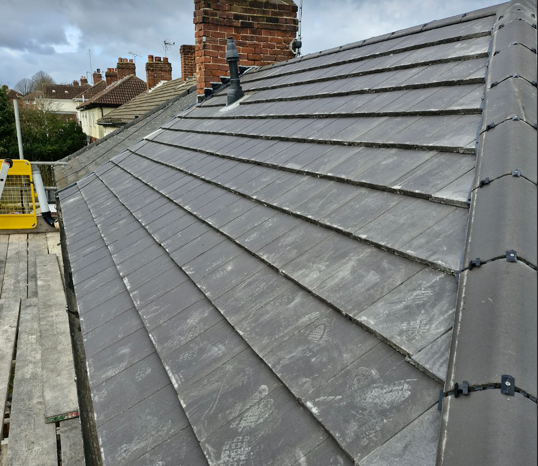 Completed roof repair by Maizey and Co Ltd